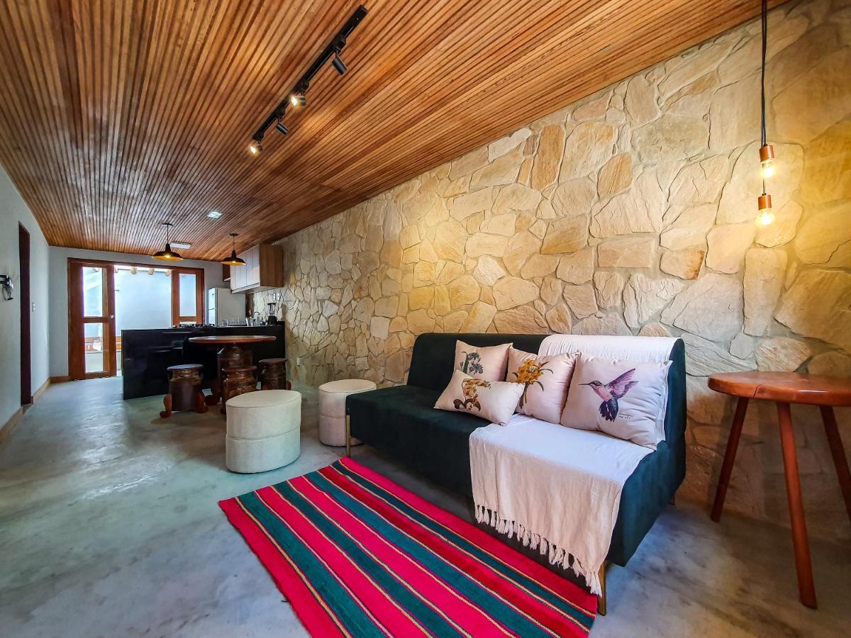 Casita Amarela Na Rua Mais Charmosa De Mucuge - Ba Villa Екстериор снимка