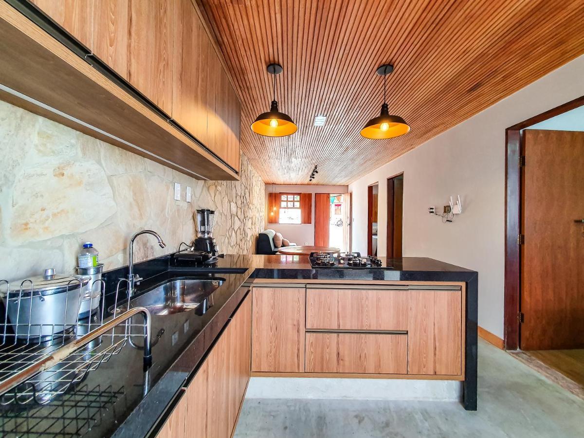 Casita Amarela Na Rua Mais Charmosa De Mucuge - Ba Villa Екстериор снимка